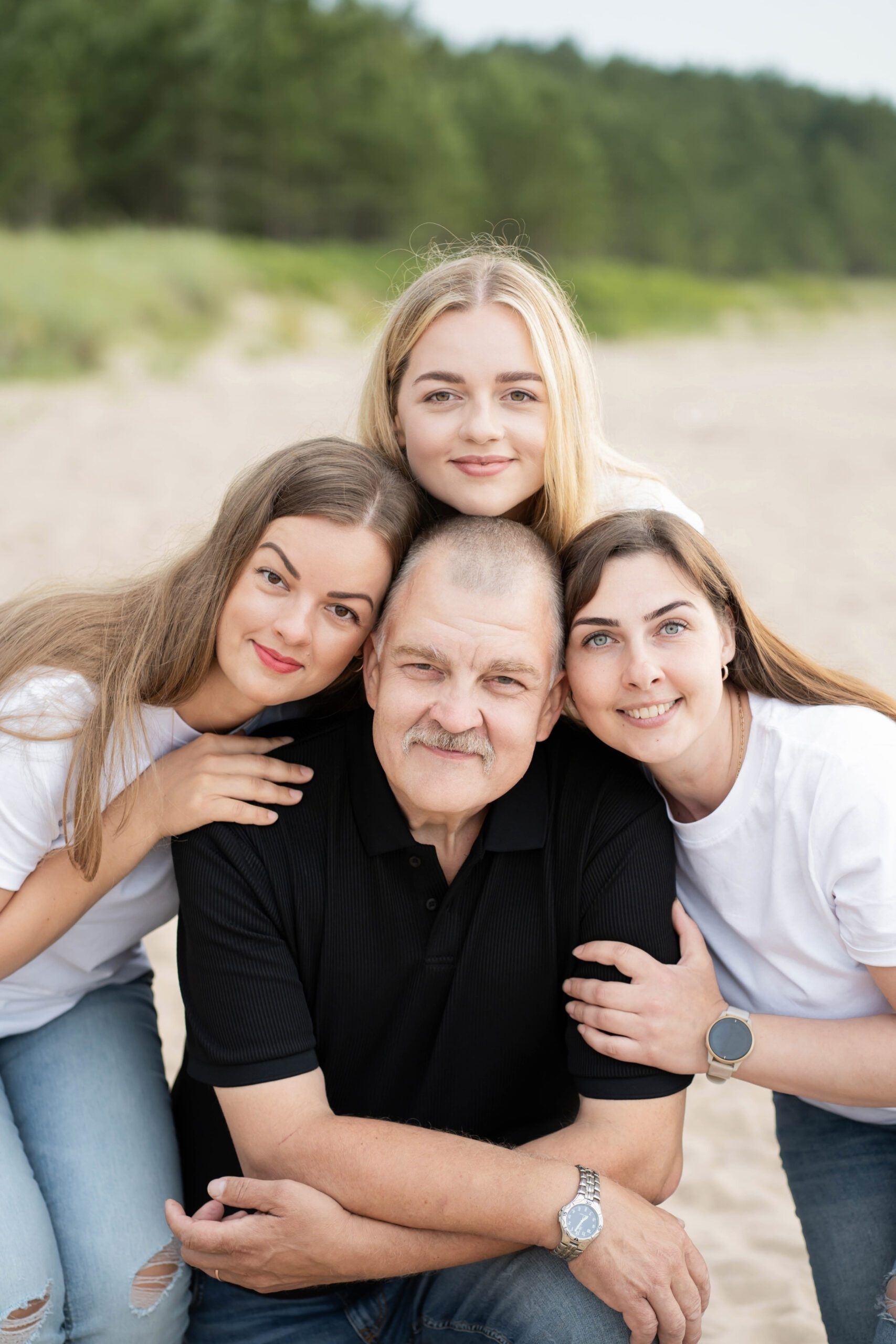 Pere pildistamine Lääne-Virumaal õues mere ääres